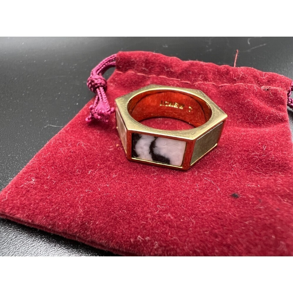 J. Crew Gold Geometric Ring - Picture 2 of 5